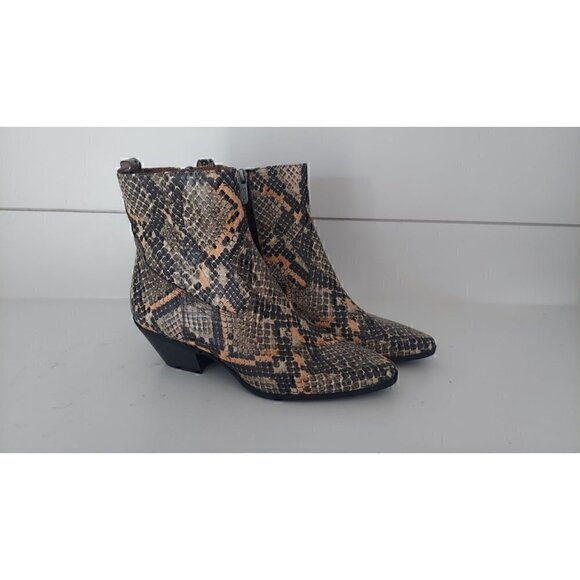 Circus NY by Sam Edelman Women's Snake Print Western Ankle Bootie/NWOB, Size 6M - Picture 3 of 12